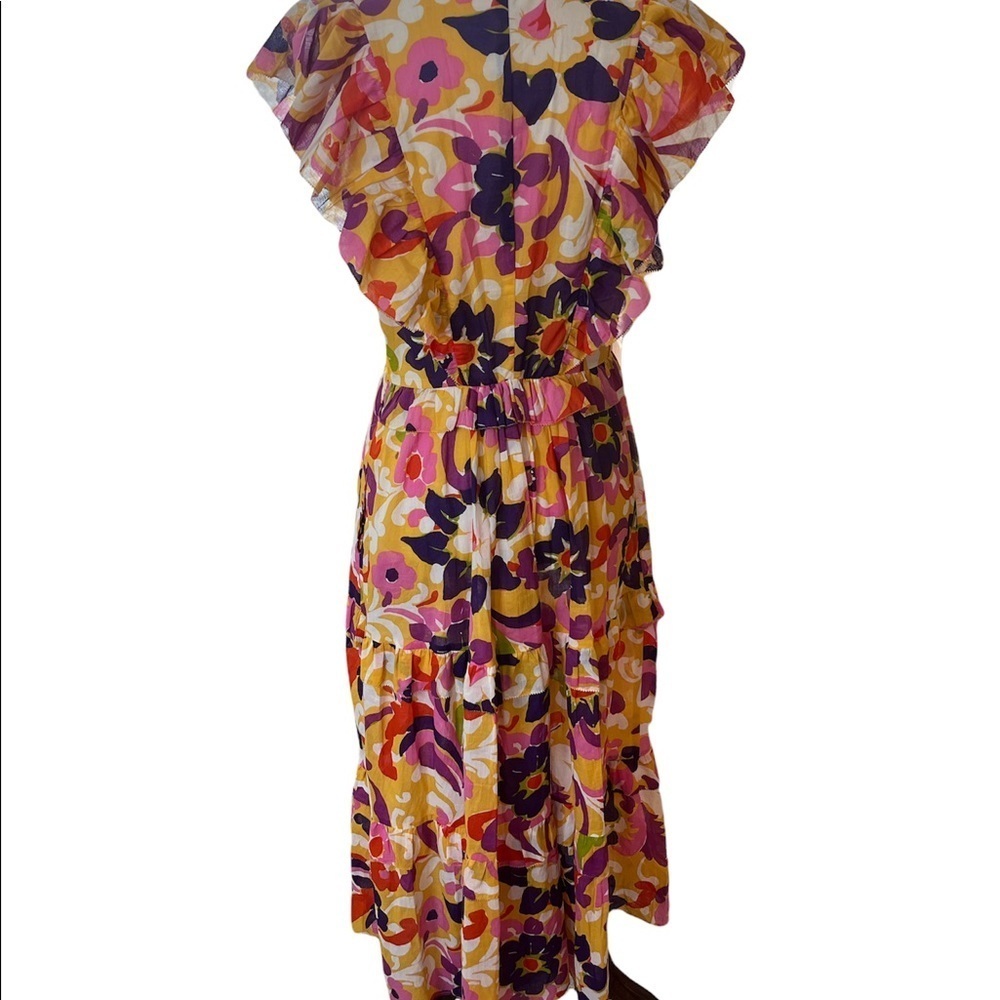 Floral Ruffle Maxi Dress - Picture 5 of 7